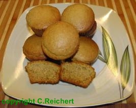 Fructosefreie Weihnachtsmuffins